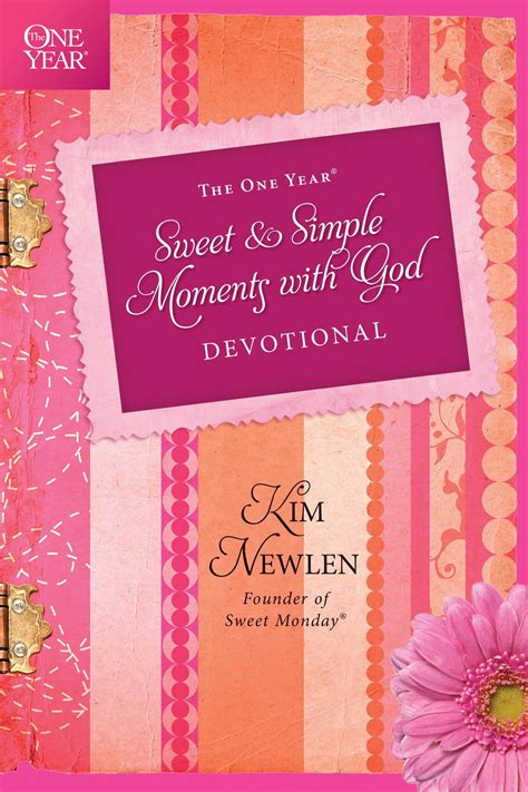 the one year sweet and simple moments with god devotional PDF